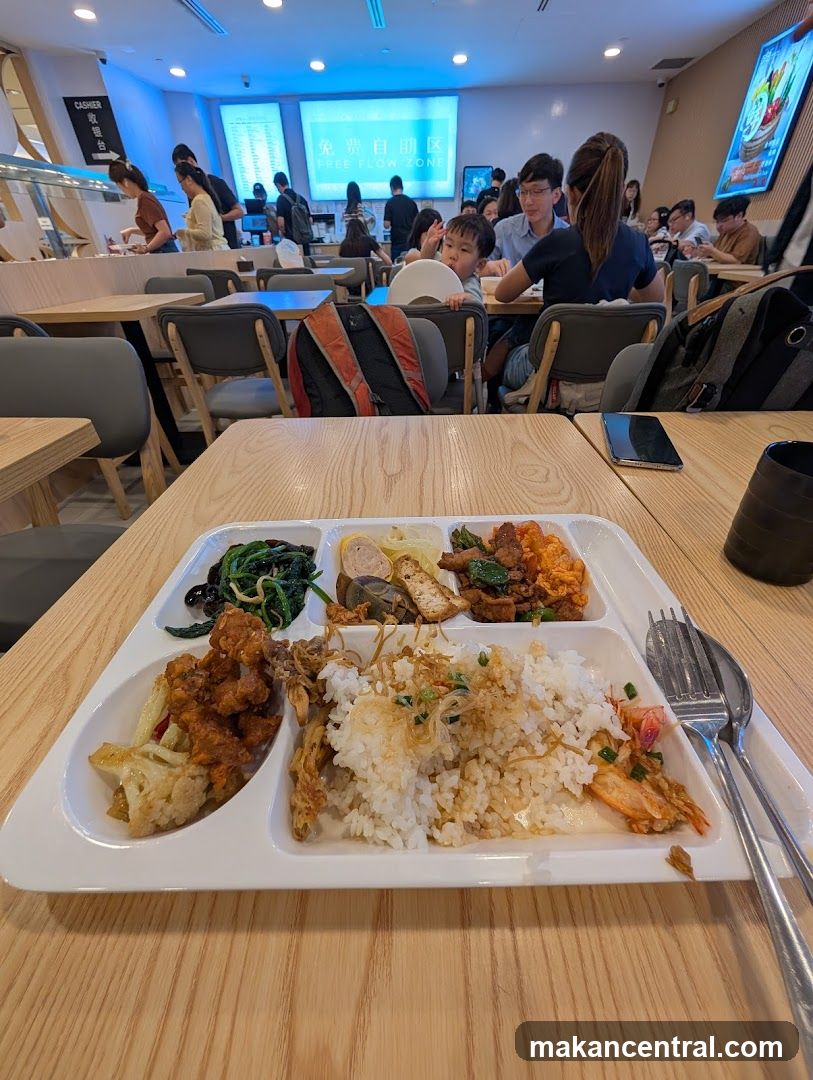 Restaurant Interior with Self-Service Area