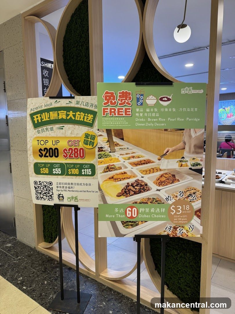 Promotional Signage in Mall