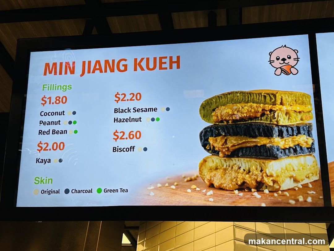 Min Jiang Kueh Menu Board