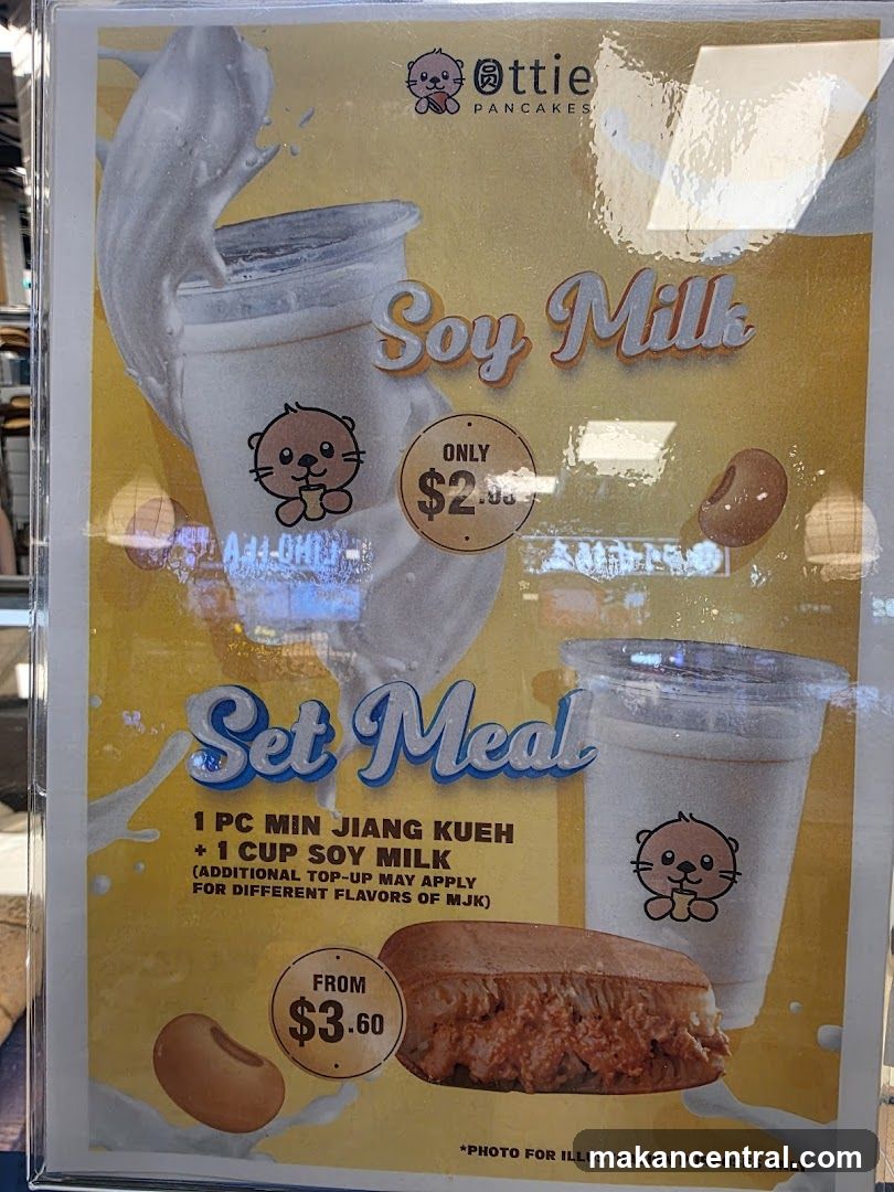 Soy Milk Set Meal Advertisement
