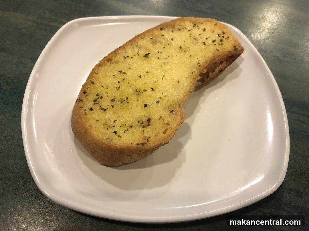 Garlic Bread on Plate