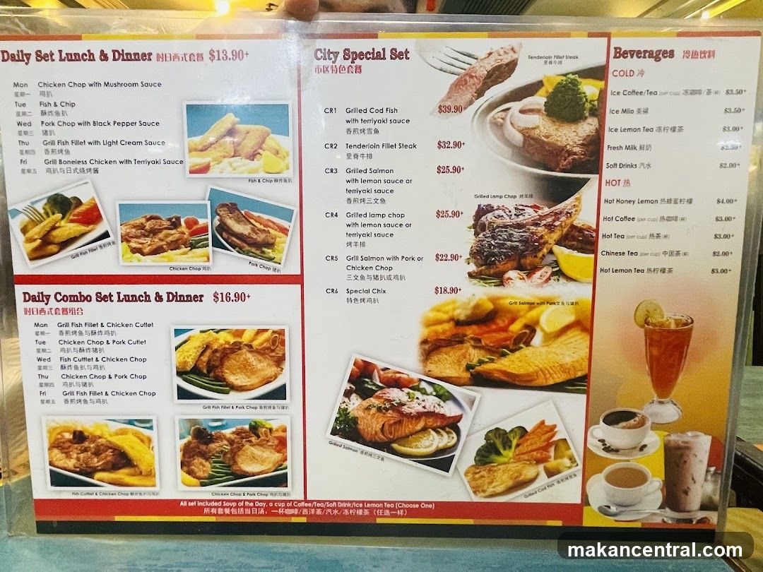 Restaurant Menu Board