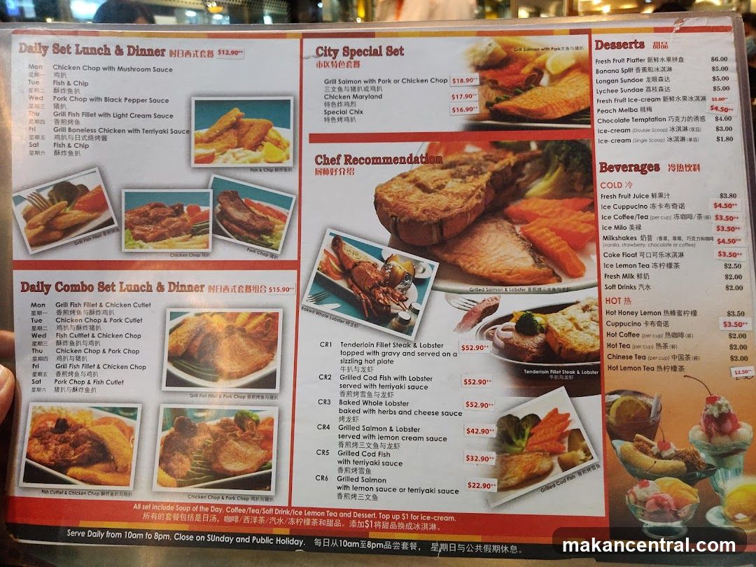 Restaurant Menu