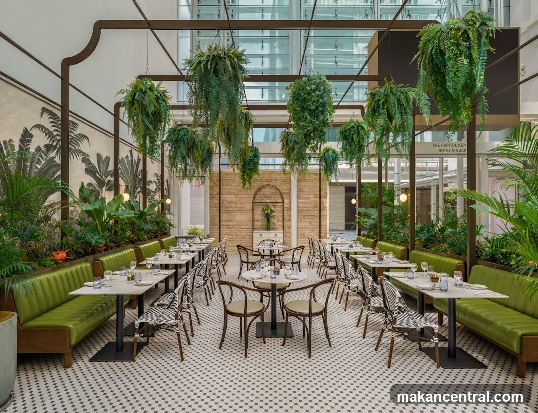 Interior of The Capitol Kemp Hotel Singapore dining area