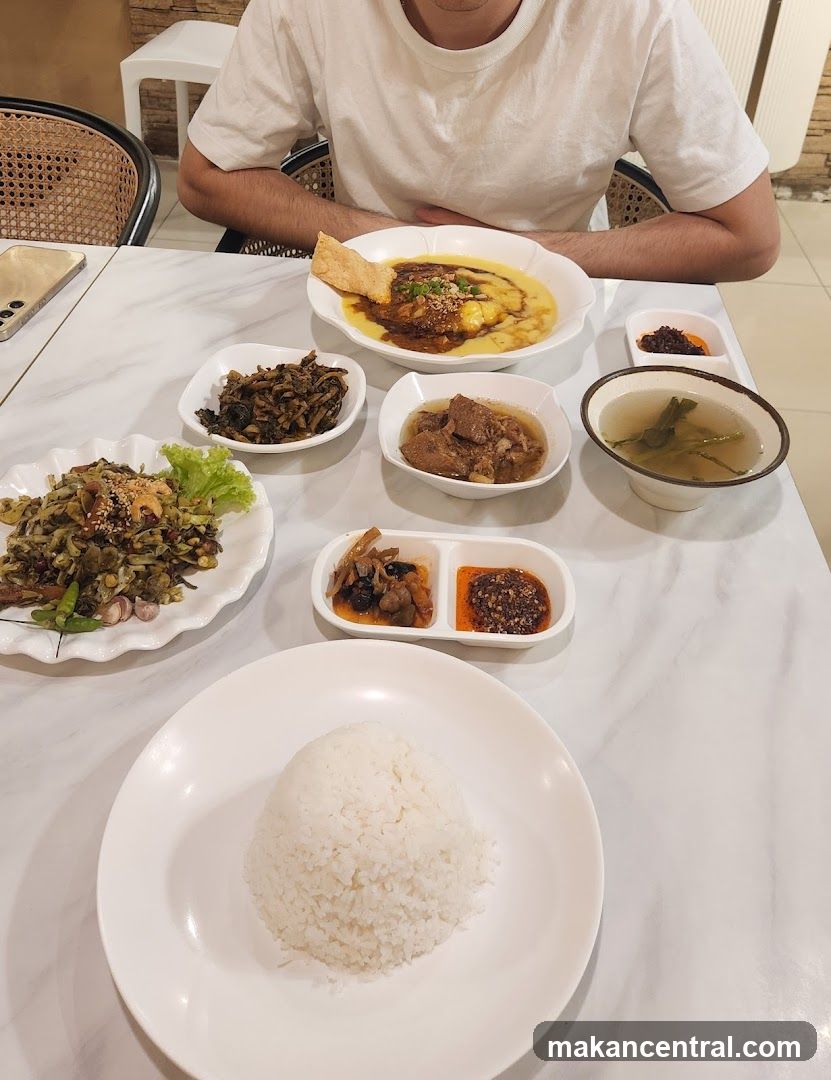Dining Table with Food