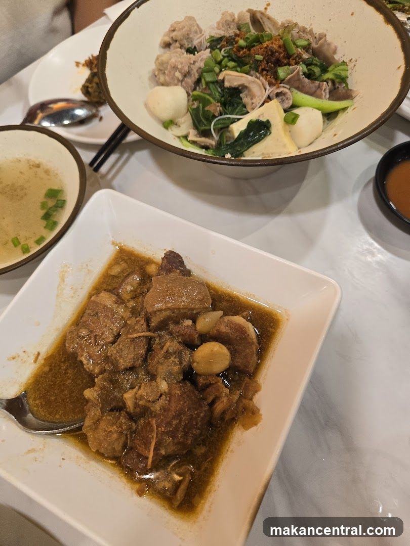 Table with Food Dishes