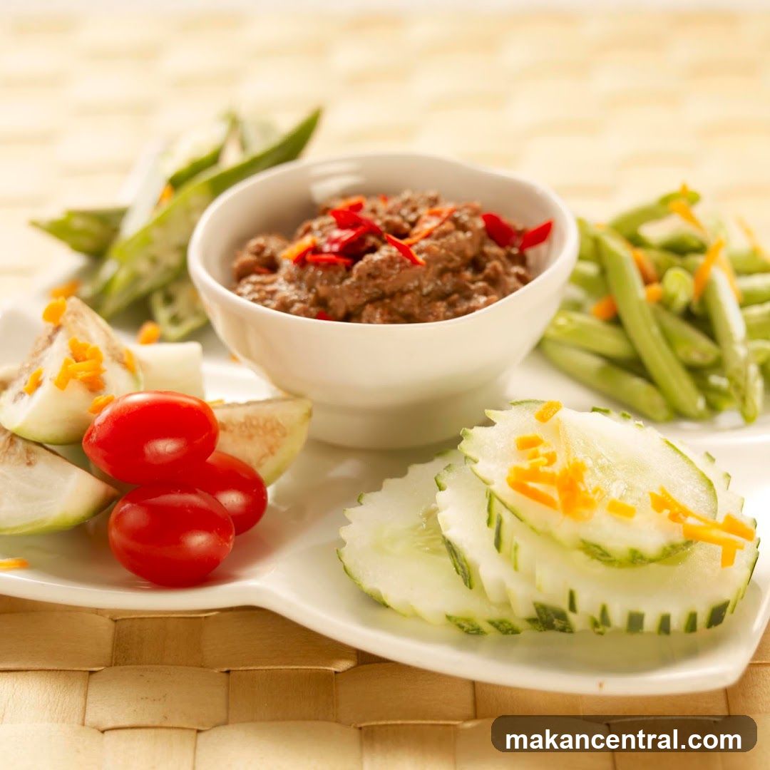 Food Plate with Vegetables and Dip