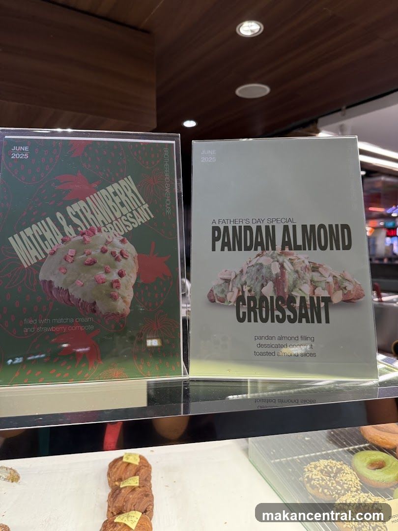 Bread Display with Promotional Signs