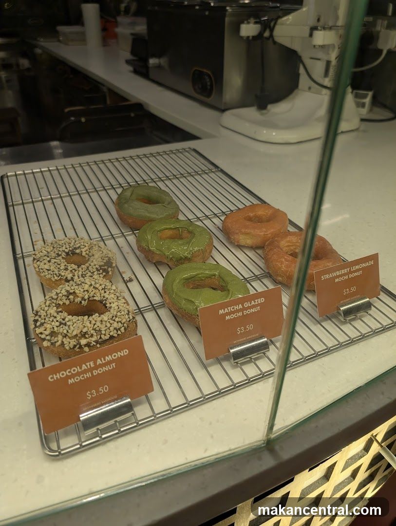 Donut Display in Shop Interior
