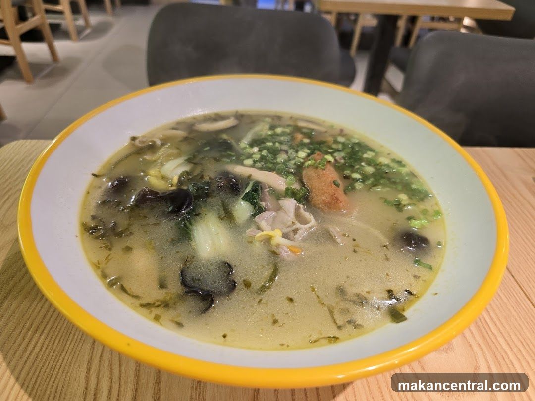 Soup in a bowl