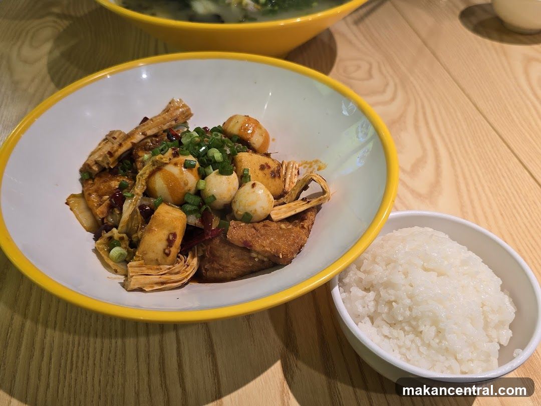 Dinner Plate with Rice
