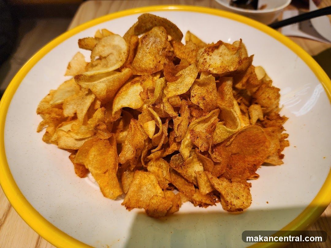 Crunchy Snack on Plate
