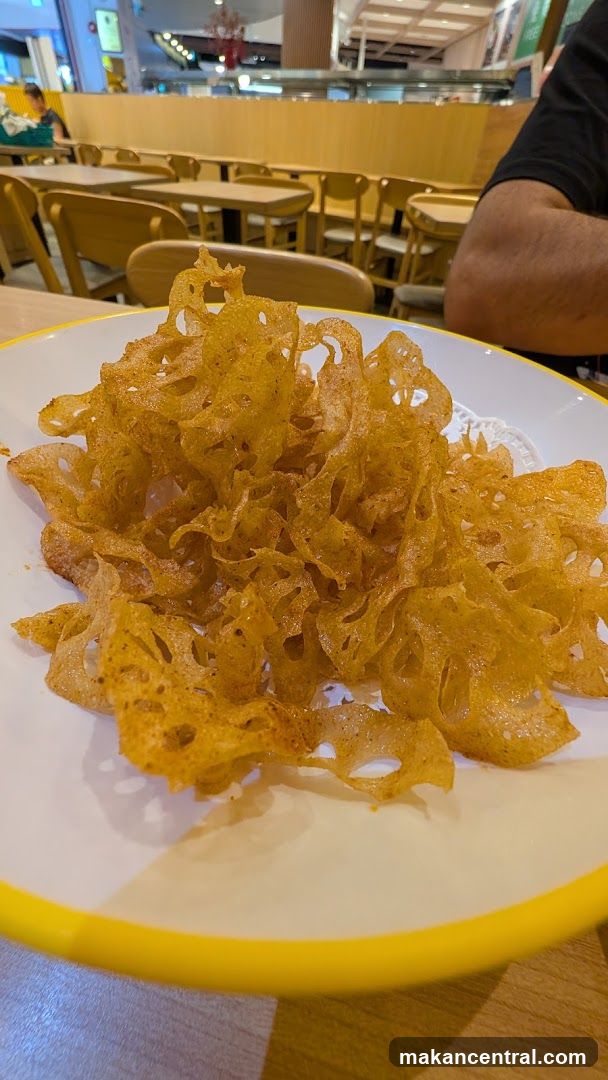 Food in restaurant interior