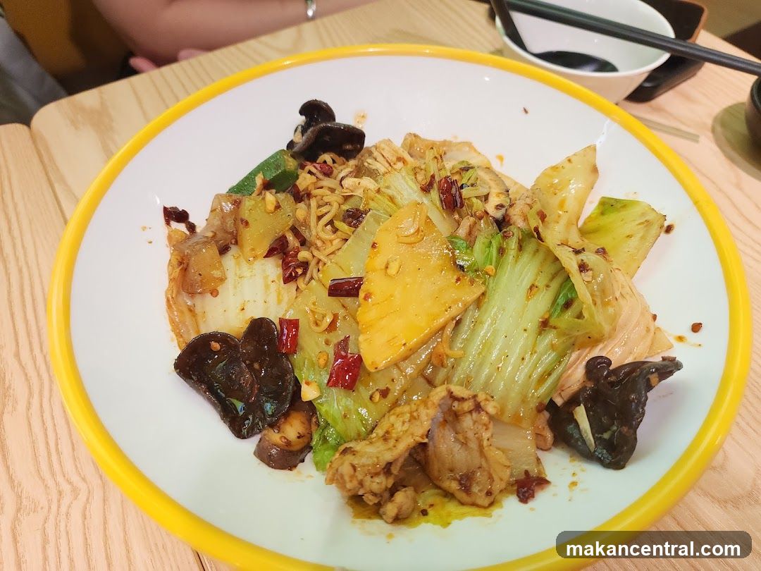 Food dish on table