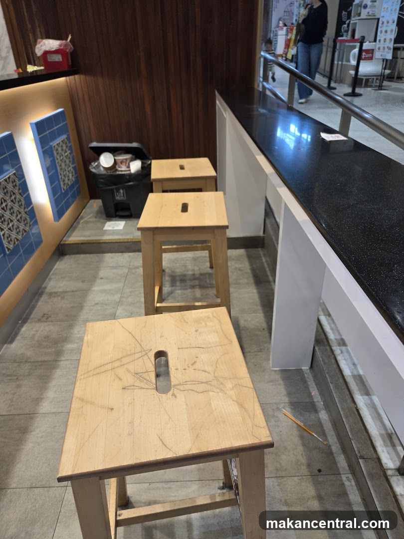 Interior seating area