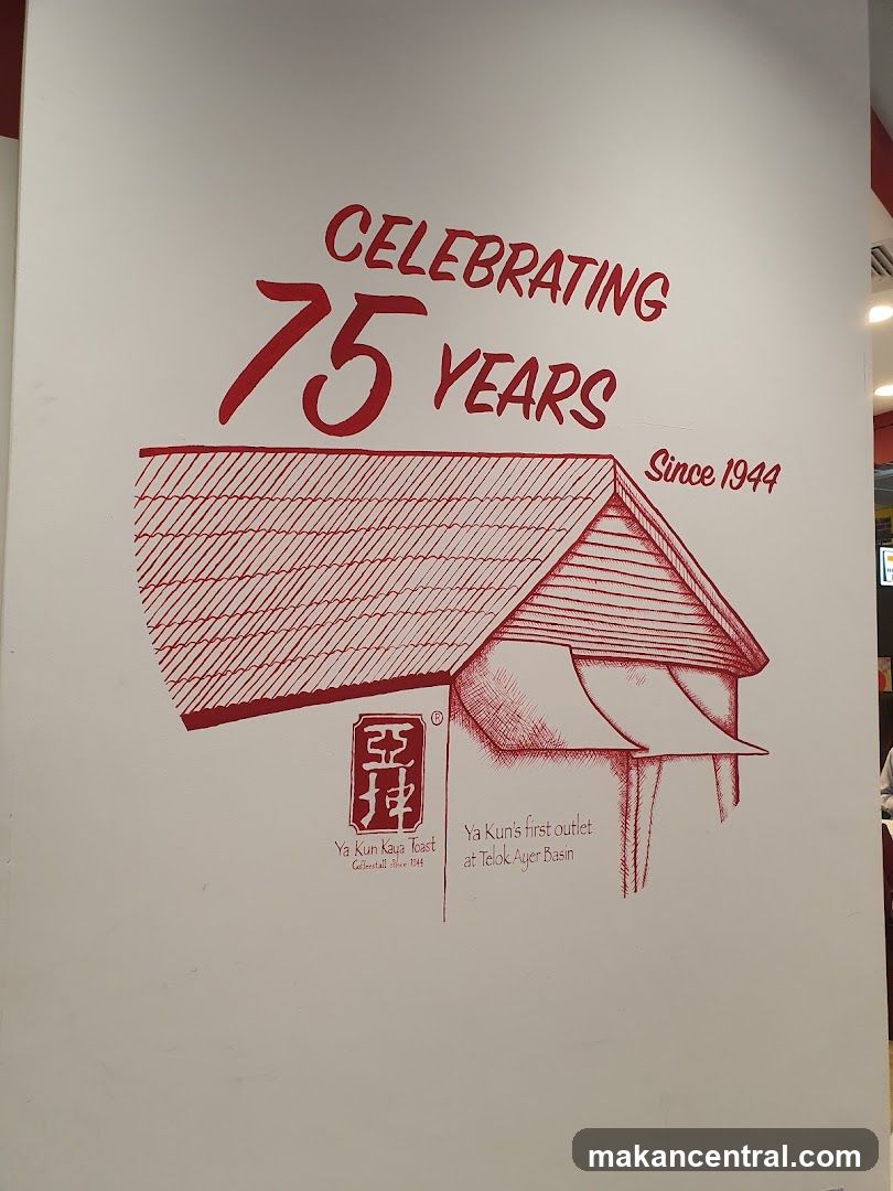 Celebrating 75 Years Signage