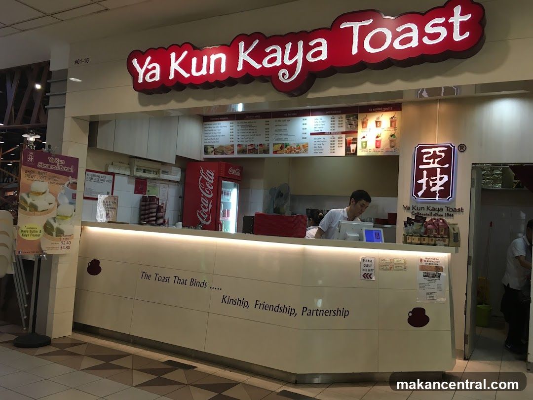 Ya Kun Kaya Toast storefront interior