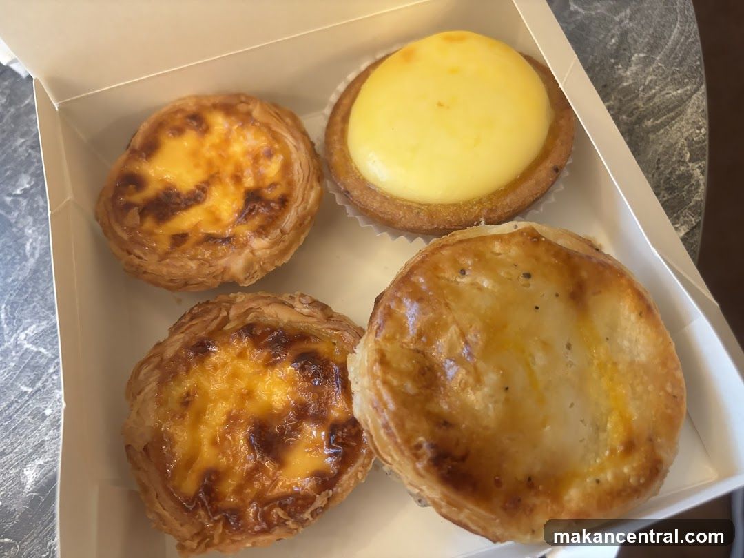 Four Egg Tarts in Box