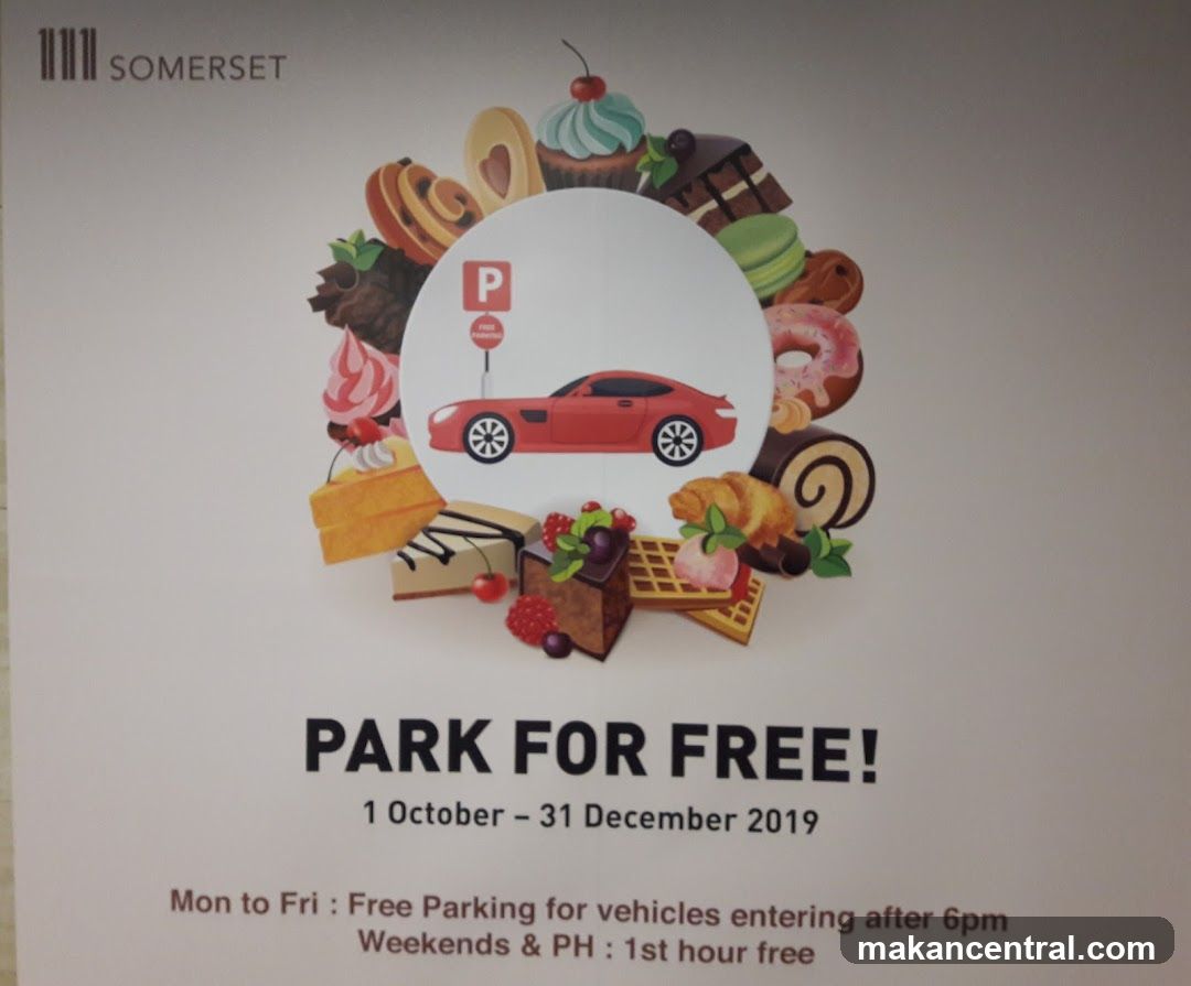 Somerset Free Parking Promotion Poster