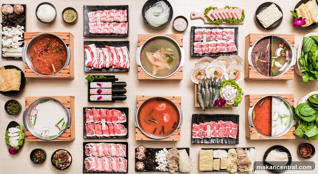 Hot Pot Food Display