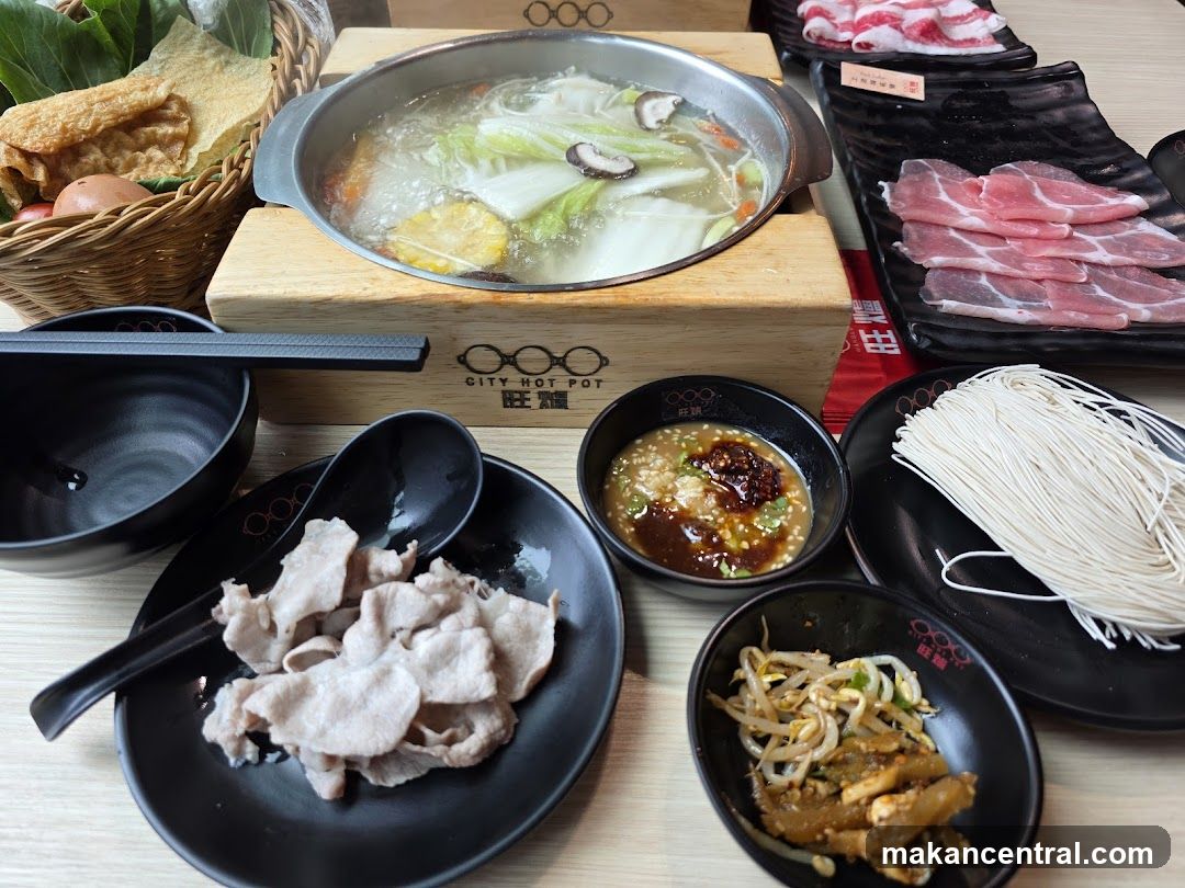 Hot Pot Dining Setup