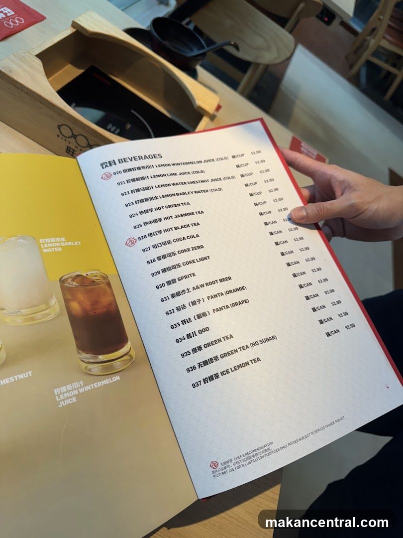 Beverage Menu