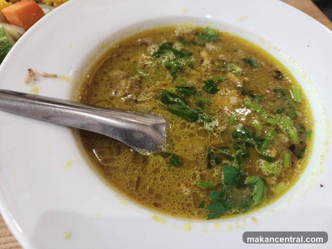 Soup in a bowl