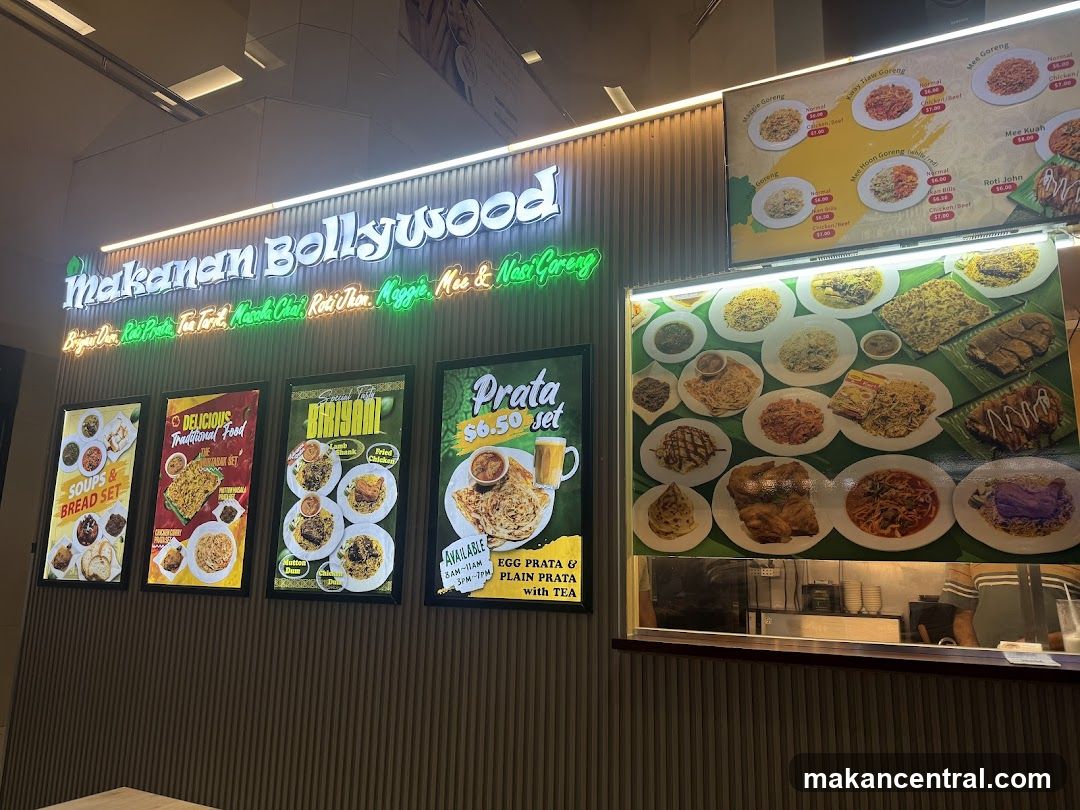 Makanam Bollywood Food Stall Interior