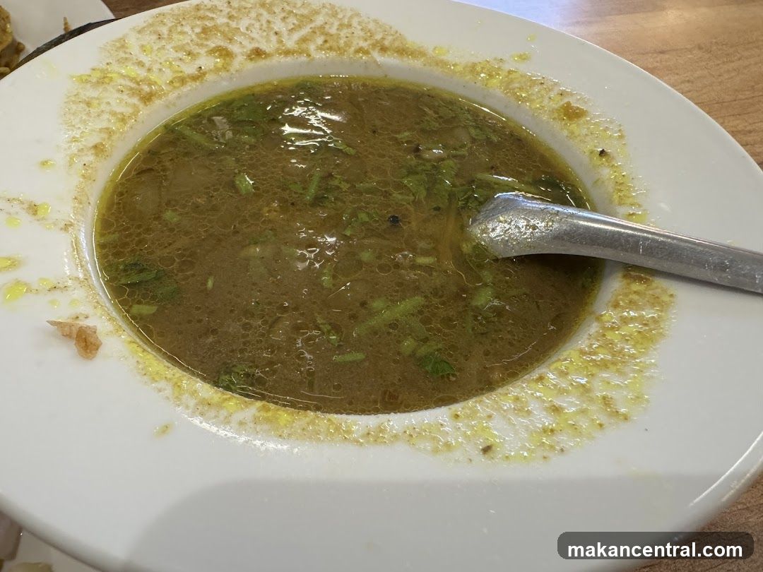 Soup in a bowl