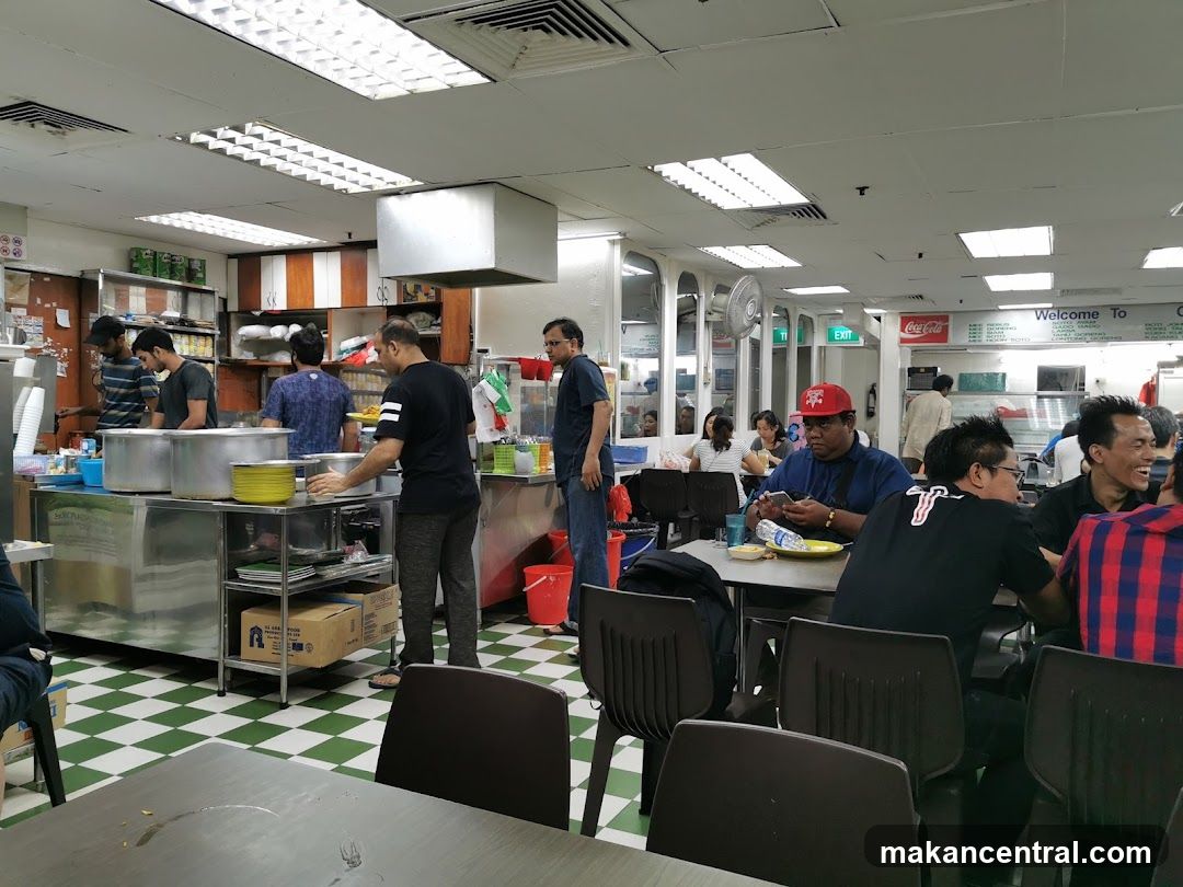 Interior of a food court or hawker center