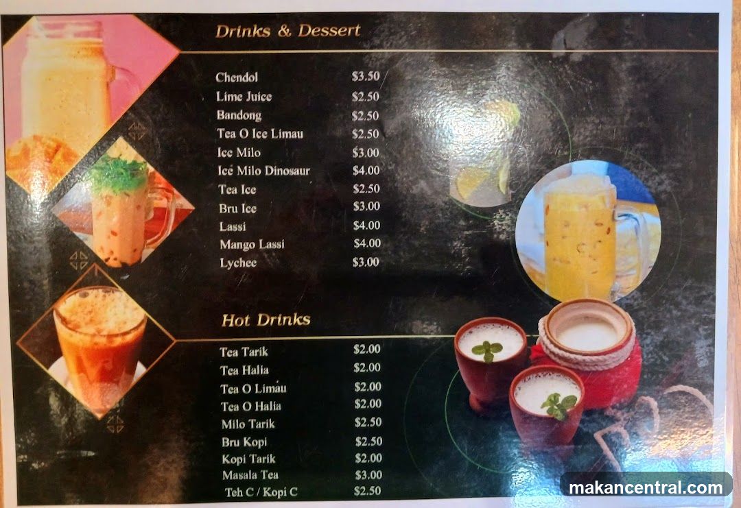 Drinks & Dessert Menu