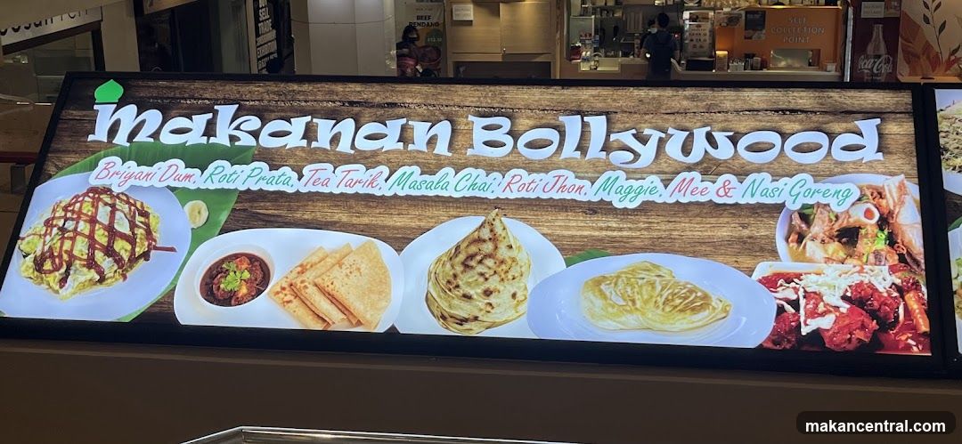 Makanan Bollywood signage