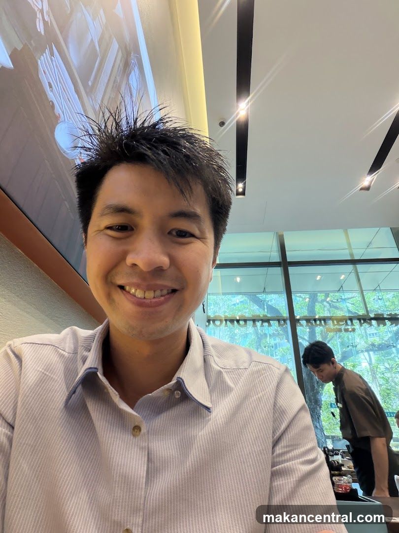 Interior selfie at a commercial establishment