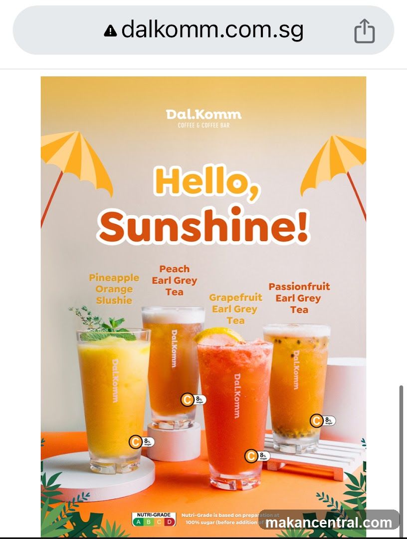 Dal.Komm Coffee & Coffee Bar advertisement