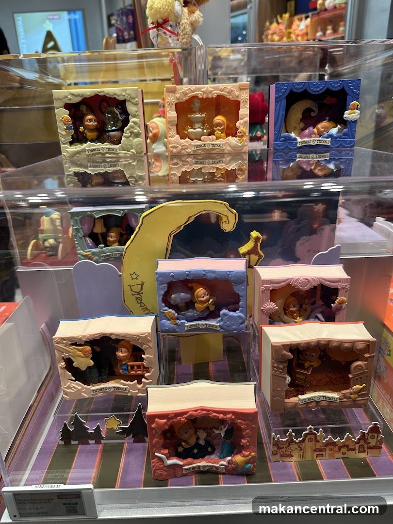 Disney-themed figurines display