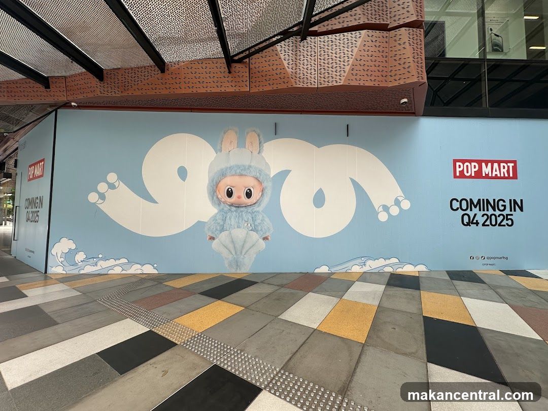 POP MART promotional wall
