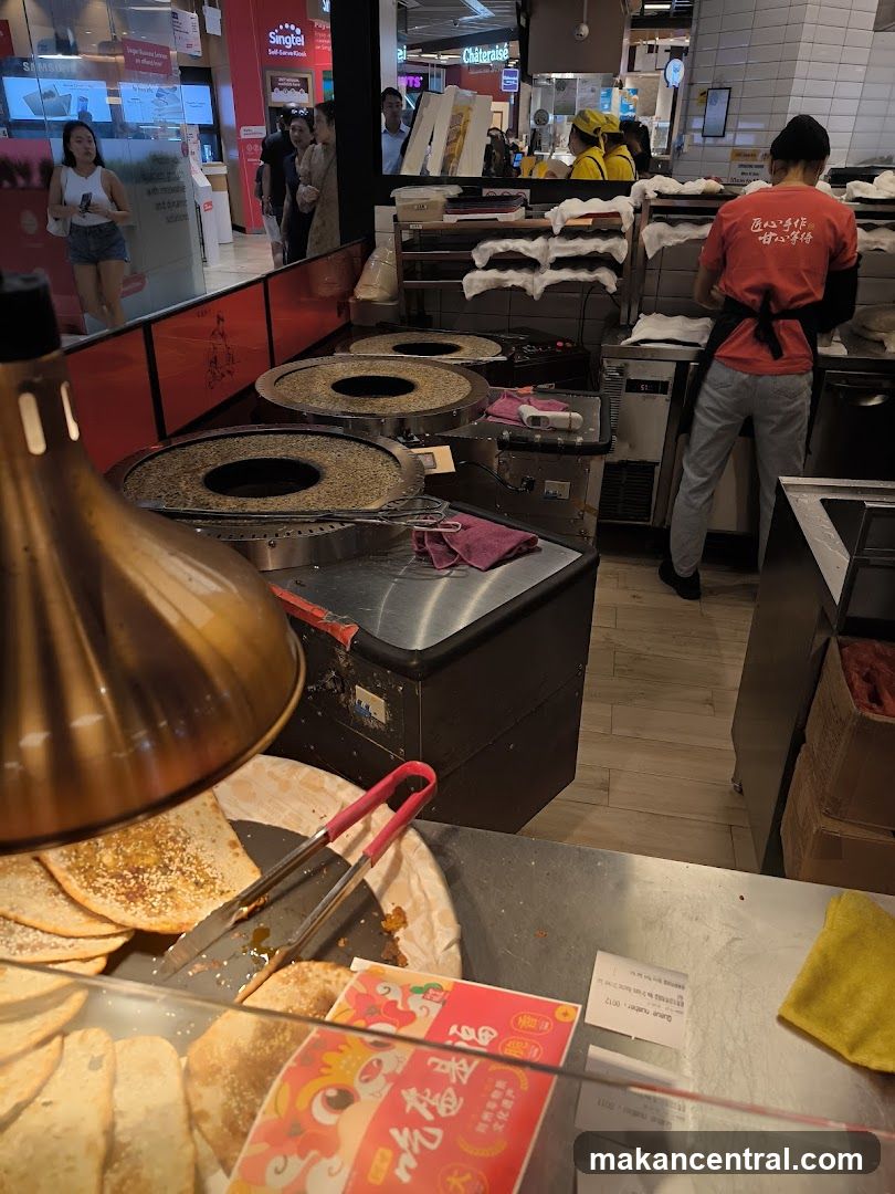Food stall interior