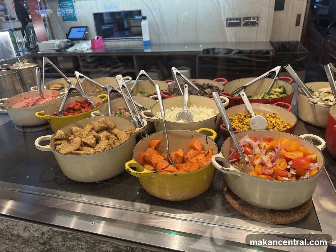 Restaurant buffet display