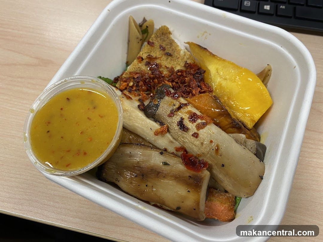 Food in takeout container