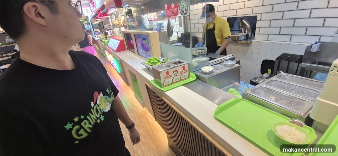 Food stall interior