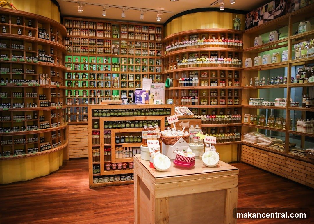 Interior of a product store