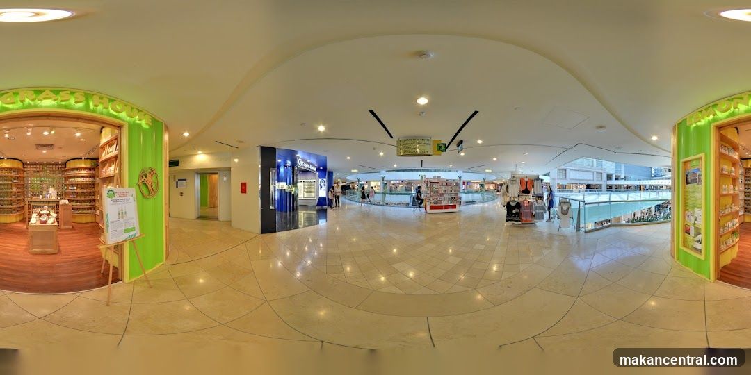 Interior of a shopping mall