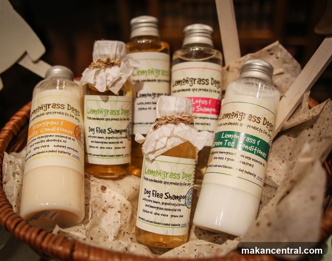 Lemongrass Dogs Products Display
