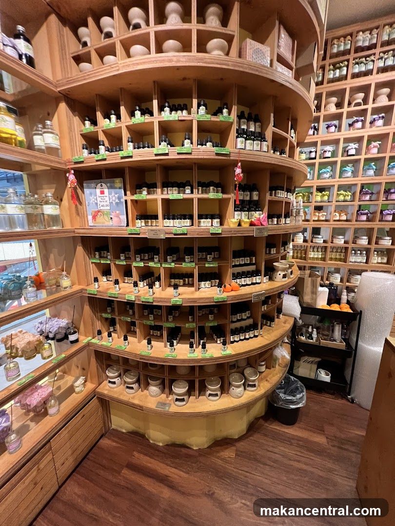 Interior of a retail store