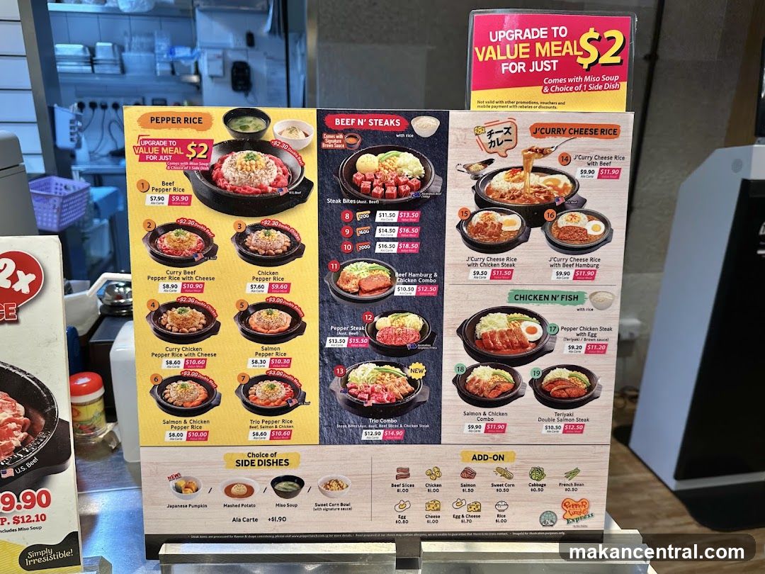 Restaurant Menu Board