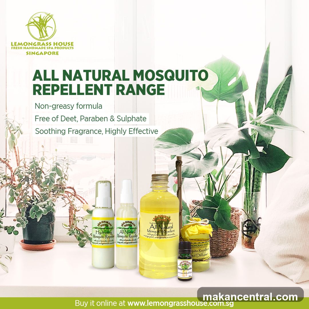 Lemongrass House Mosquito Repellent Range Advertisement