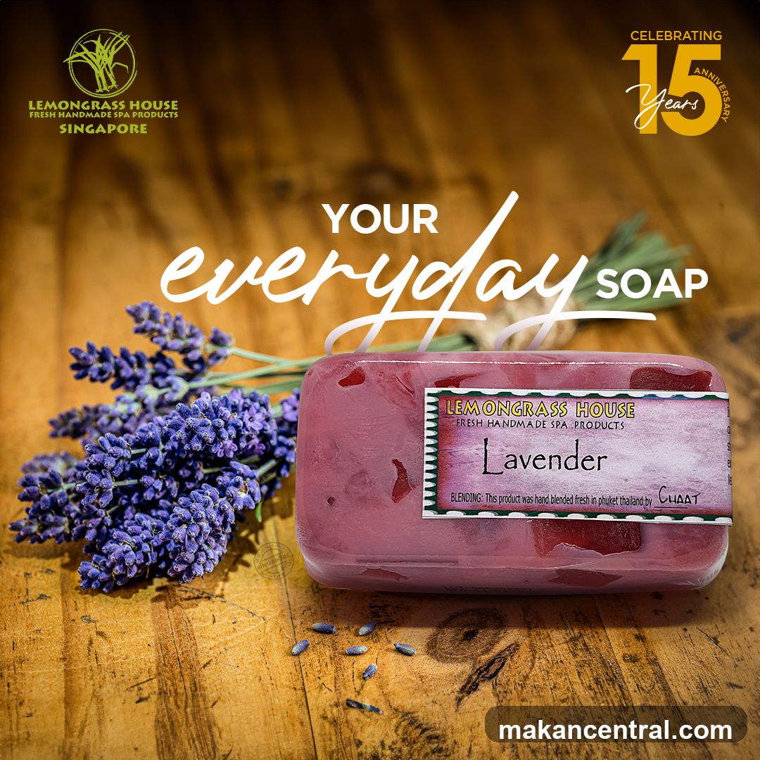 Lemongrass House Lavender Soap Advertisement