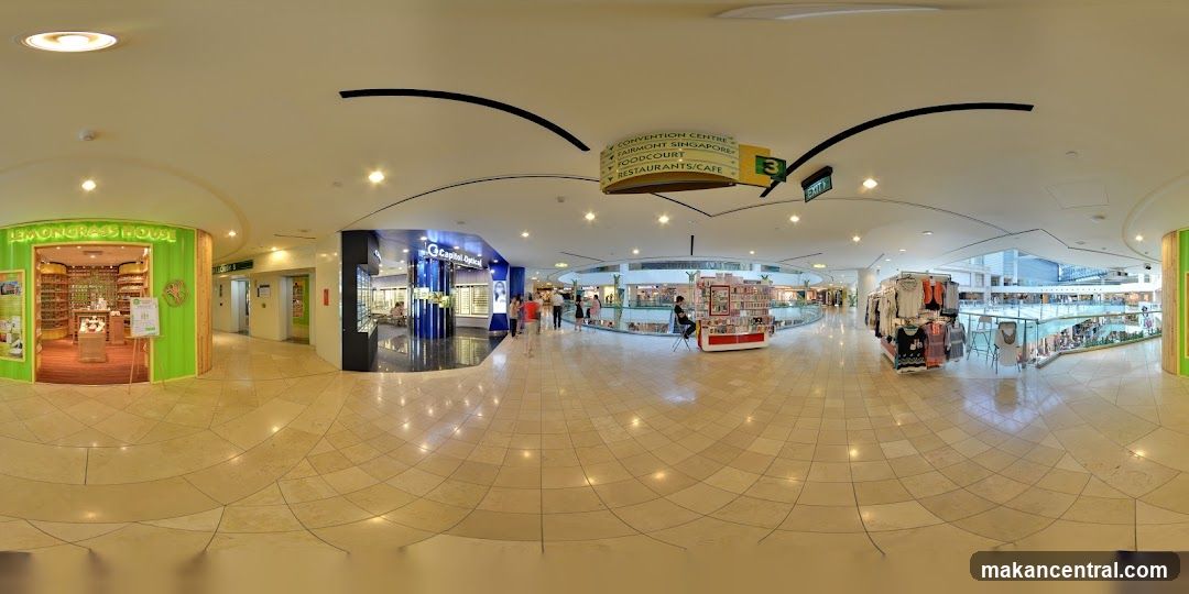 Interior of shopping mall
