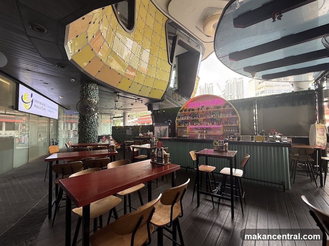 Restaurant Interior with Bar Area