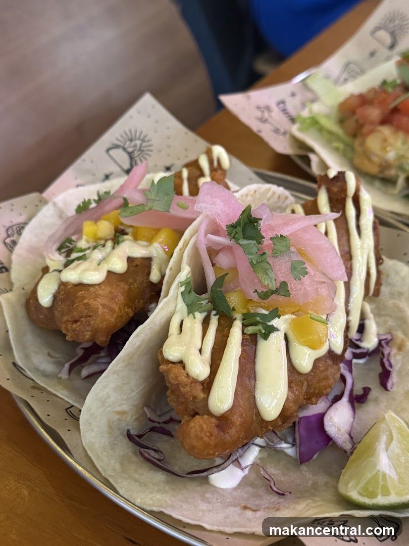 Tacos on Plate